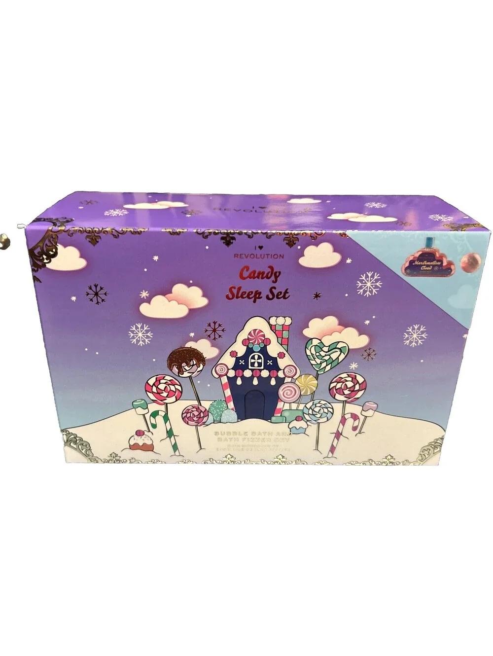 Revolution Bubble bath and bath Fizzer set candy sleep Set Bath Bomb